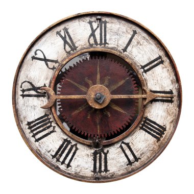 Old Antique Clock clipart