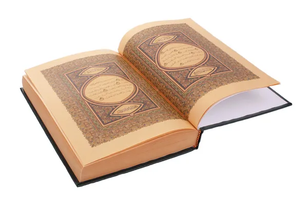 Den heliga boken av Koranen — Stockfoto