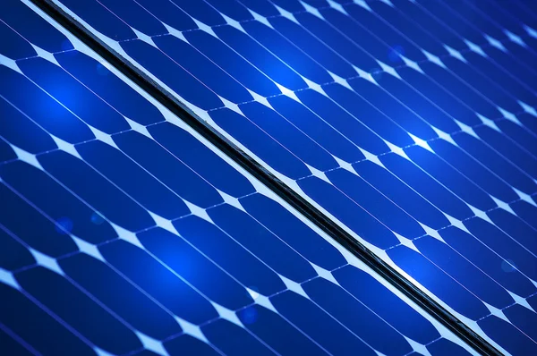 Фотоэлектрическая солнечная батарея — стоковое фото