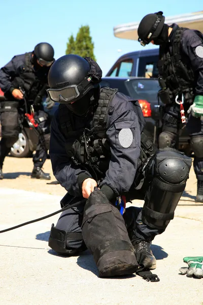 Антитеррористическая полиция Лицензионные Стоковые Фото