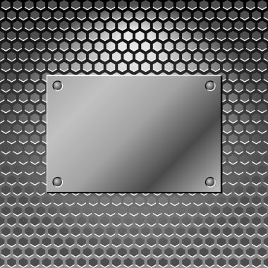 Abstract metal background. Steel clipart