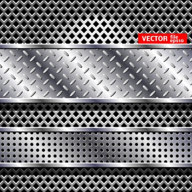 Abstract vector steel background clipart