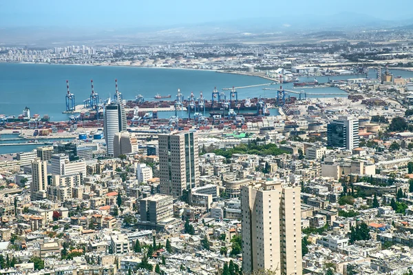 Haifa cidade, Israel — Fotografia de Stock