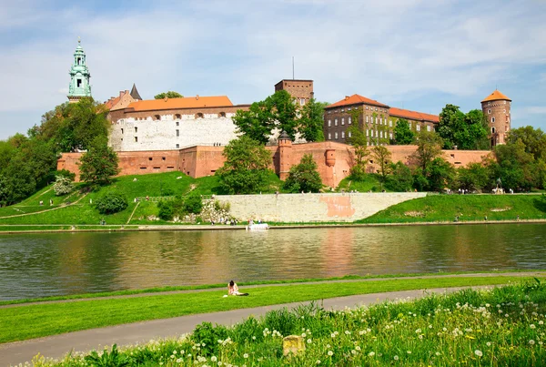 Wawel - Krakov, Polonya Kraliyet kale — Stok fotoğraf