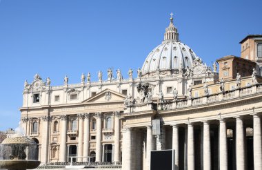 St. Peter's basilica, Rome. clipart