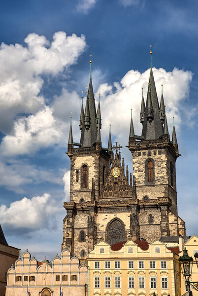 Gothic cathedral in Prague, Czech Republic