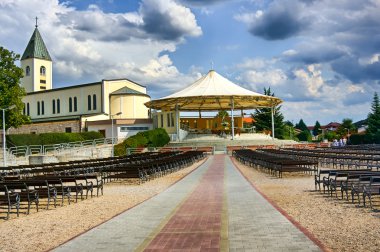 Church in Medjugorje, Bosnia and Herzegovina clipart