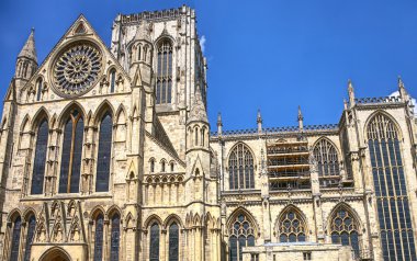 York Minster in York, England. clipart