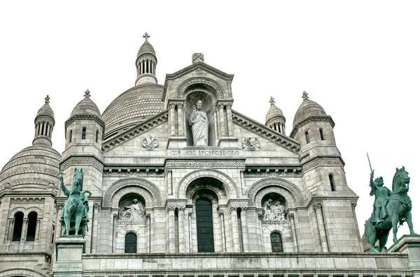 Cathedral Sacre Coeur, Montmartre,Paris — Stockfoto