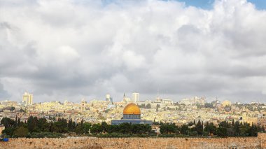 Panorama of Jerusalem clipart