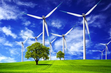 Wind energy clipart