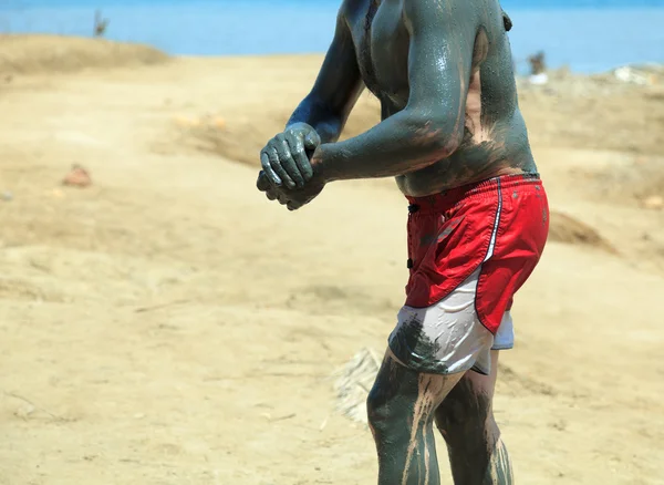 stock image Natural mineral mud sourced from the dead sea