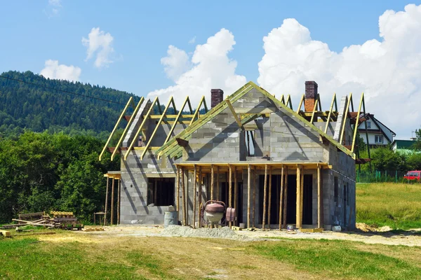 Construção da casa — Fotografia de Stock