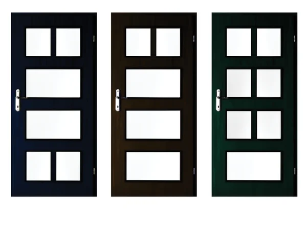 Coleção de portas — Fotografia de Stock
