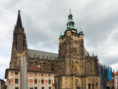 Cathedral in Prague clipart