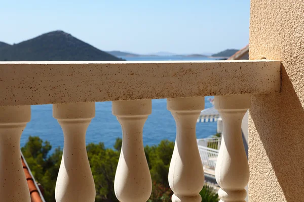 Balcony with sea view — Stock Photo, Image