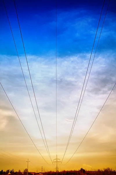 Güç hattı — Stok fotoğraf