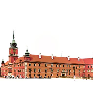 Royal castle in Warsaw clipart