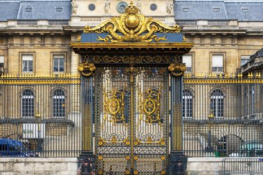 Golden gate in Paris clipart