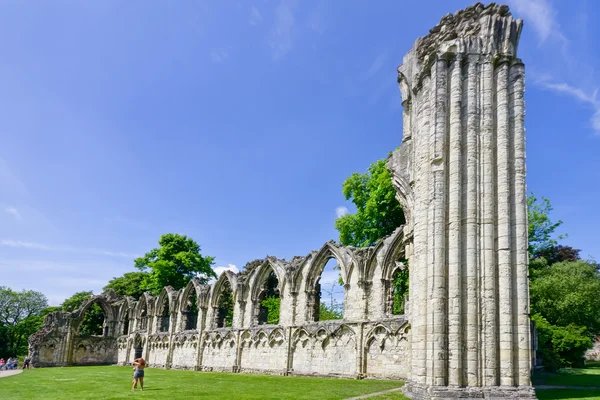St Mary's Abbey in York, UK — Stock Photo, Image