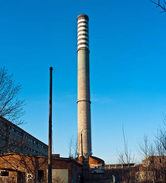 Przemysł komin — Zdjęcie stockowe