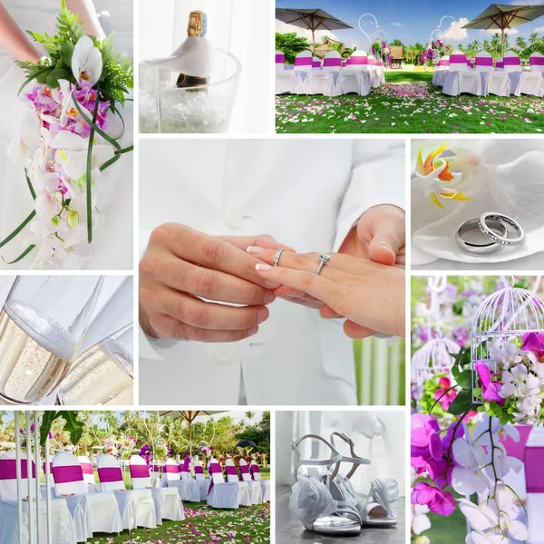 Wedding collage — Stock Photo, Image