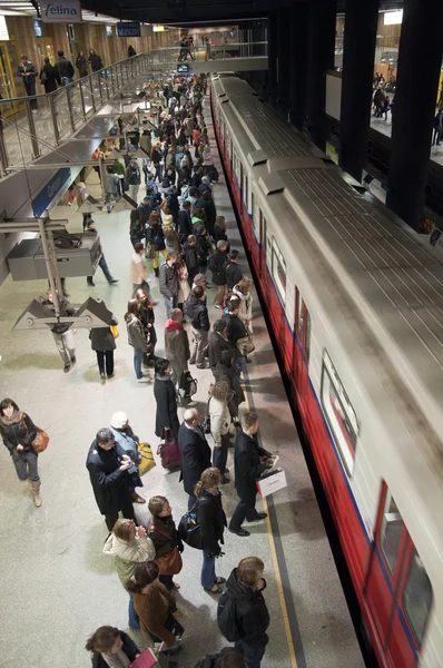 Warsaw Metro - Poland — Stock Photo, Image