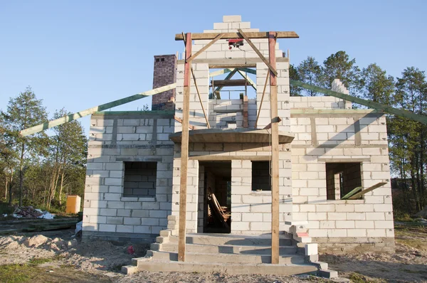 Casa in costruzione — Foto Stock