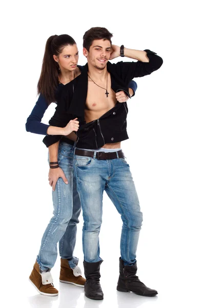 Confident young couple — Stock Photo, Image