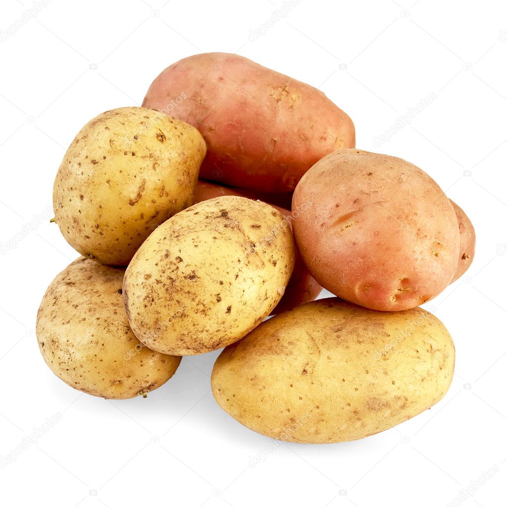Potato pink and yellow
