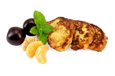 Mandarin, nane ve Erik tost
