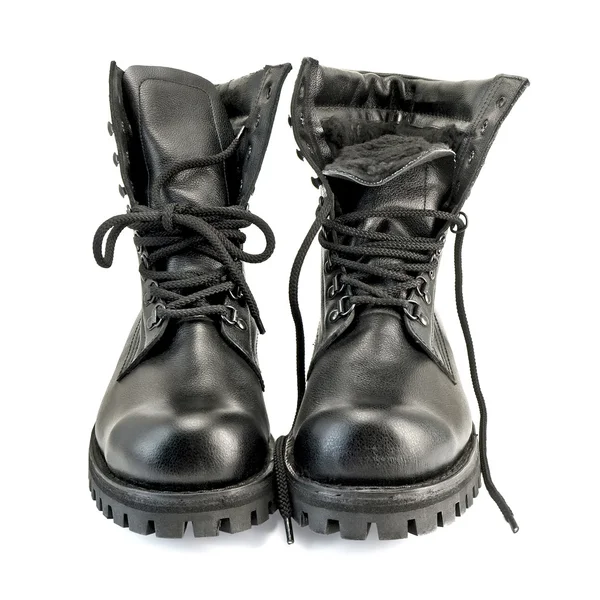 Army pair boots — Stock Photo, Image
