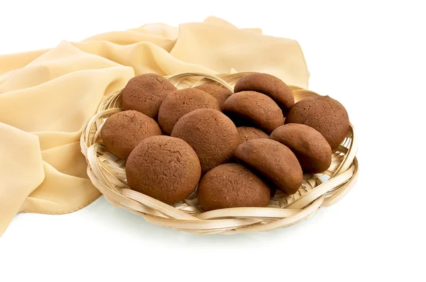Gingerbread hasır tepsi — Stok fotoğraf