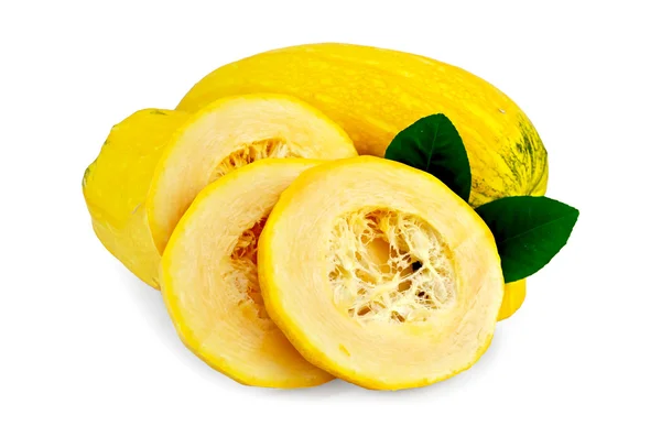 Zucchini yellow cut — Stock Photo, Image
