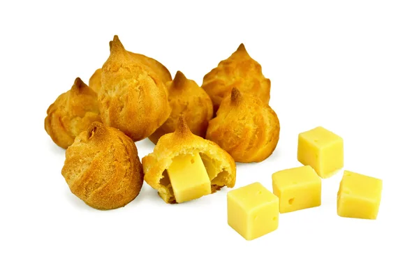 Profiteroles 的奶酪 — 图库照片