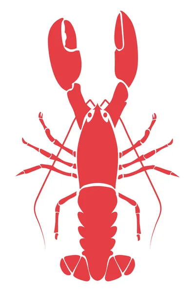 Ilustração da lagosta — Vetor de Stock