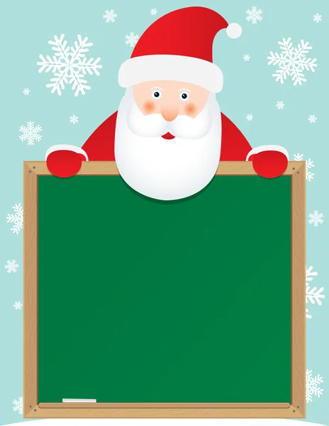 Santa claus banner background, for christmas holidays — Stock Vector