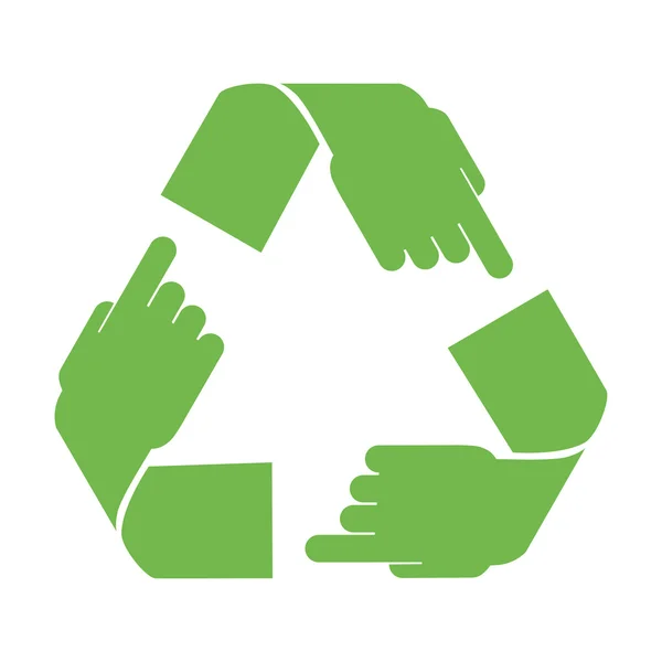 Vektor-Recycling-Symbol — Stockvektor