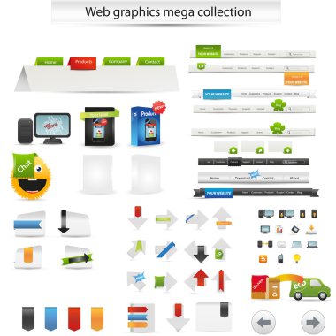 Web graphic collection clipart