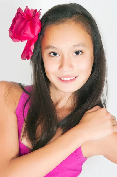 The beautiful Asian girl — Stock Photo, Image