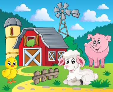 Farm theme image 5 clipart