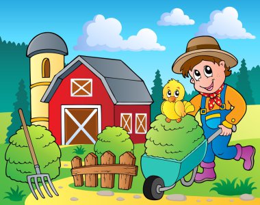 Farm theme image 7 clipart