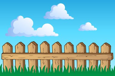 Fence theme image 1 clipart