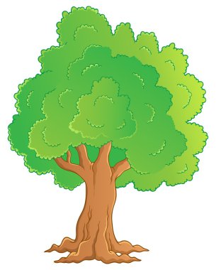 Tree theme image 1 clipart