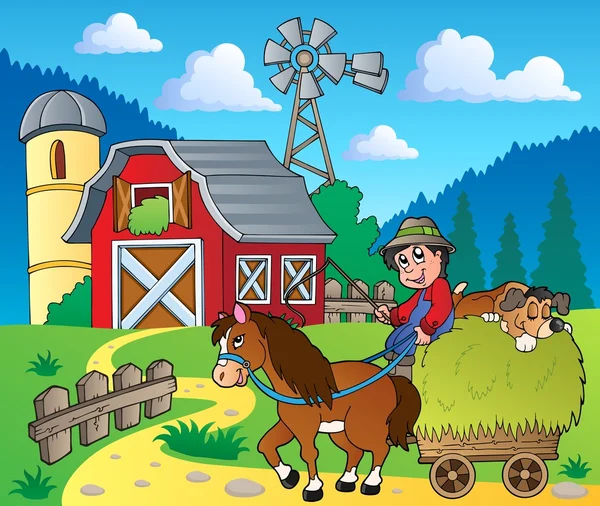 Farm theme image 6 — Stock Vector