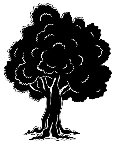Strom téma obrázek 4 — Stockový vektor