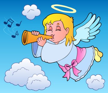 Angel theme image 3 clipart