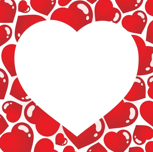 Σχήμα καρδιάς πλαίσιο 1 — Διανυσματικό Αρχείο