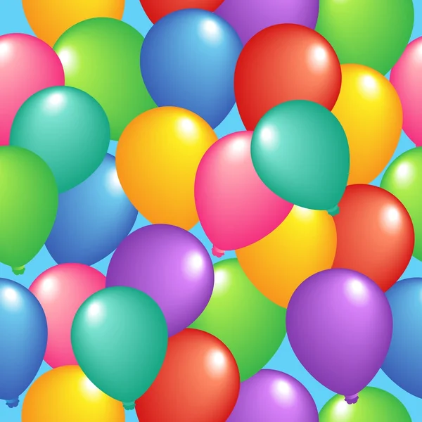 Απρόσκοπτη υπόβαθρο με μπαλόνια 1 — Διανυσματικό Αρχείο
