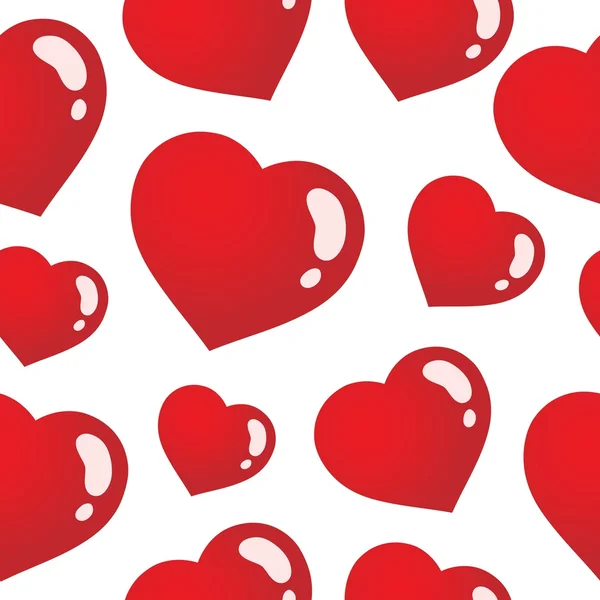 Seamless background with hearts 3 — Stock Vector